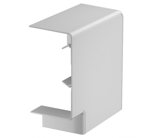 Плоский угол кабельного канала Rapid 80 70x130 мм (ABS-пластик,светло-серый) (GK-FH70130LGR)  6274422  OBO Bettermann