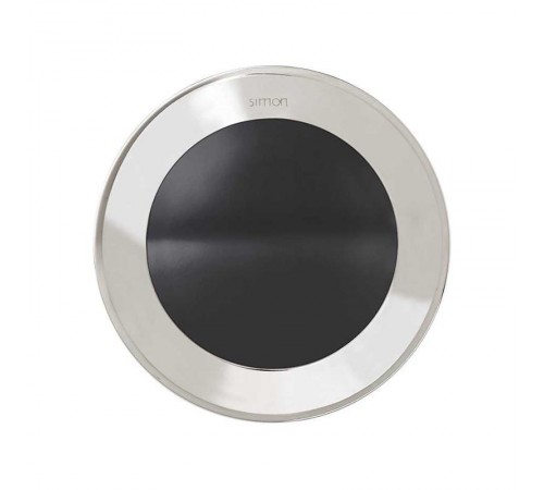 Simon 88 Рамка декоративная, 1 пост, круг в круге, S88, хром  88610-33  Simon