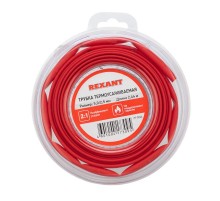Трубка термоусаживаемая 5,0/2,5 мм красная, ролик 2,44 м  29-0024  REXANT