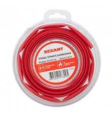 Трубка термоусаживаемая 5,0/2,5 мм красная, ролик 2,44 м  29-0024  REXANT