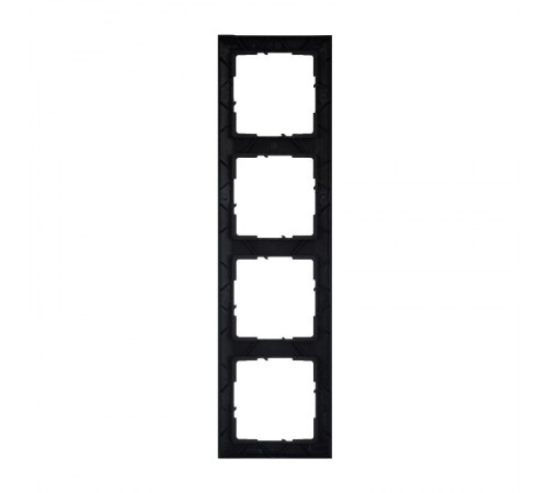SUNO Рамка декоративная универсальная 4-постовая Цвет "Блэк пиксел"  721574  Legrand