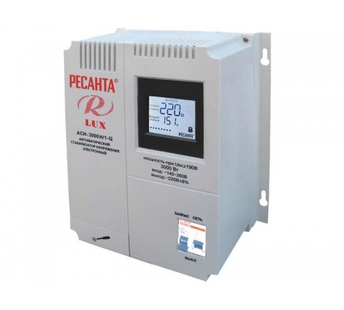 Стабилизатор АСН-3 000Н/1-Ц    63/6/21  РЕСАНТА