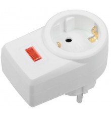 Сетевой фильтр СФ-01К 1 место 2P+PE 16А белый IEK  WFP10-16-01-ZK-K01  IEK