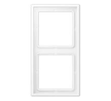 Рамка 2 поста; дюропласт; белый матовый  LS982WWM  Jung