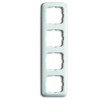 Рамка 4-постовая, серия Reflex SI, цвет альпийский белый  1725-0-1543   2CKA001725A1543  ABB