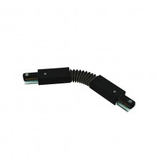 Соединитель для 2-х шинопроводов осветительных типа G, гибкий однофазный черный. UBX-Q122 G24 BLACK 1 POLYBAG  UL-00006052  Volpe