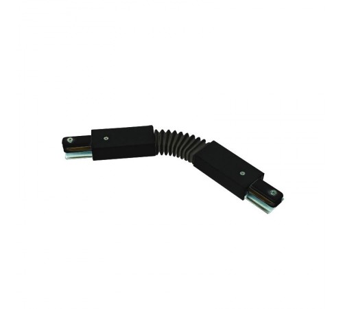 Соединитель для 2-х шинопроводов осветительных типа G, гибкий однофазный черный. UBX-Q122 G24 BLACK 1 POLYBAG  UL-00006052  Volpe