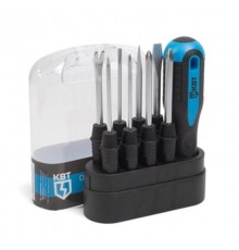 Набор отвертка со сменными стержнями "Мастер" НО-9  78708  КВТ