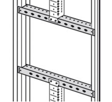 Набор из 2 траверсов для шасси XL3 4000 - длина 600 мм  020532  Legrand