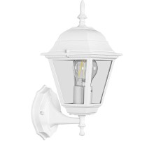 Светильник садово-парковый 4201 100W 230V E27 185*215*400мм белый  11023  FERON