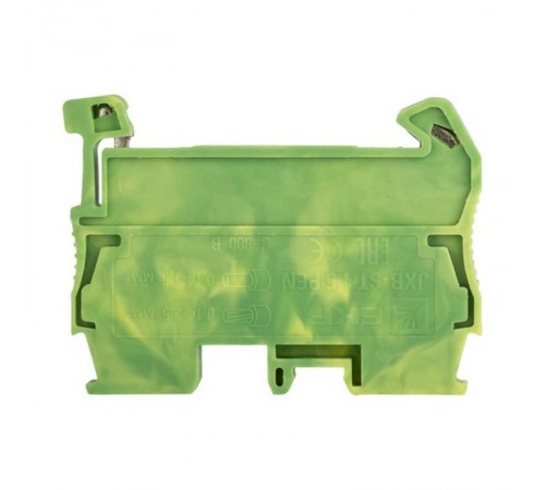 Колодка клеммная самозажимная JXB-ST-1.5 земля EKF PROxima  plc-jxb-st-1.5-pen  EKF