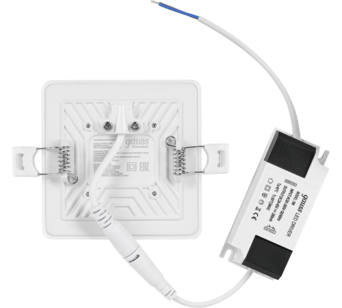 Встраиваемый светильник Frameless квадрат 9W 4000K 1/60  968511209  Gauss