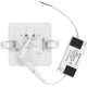 Встраиваемый светильник Frameless квадрат 9W 4000K 1/60  968511209  Gauss