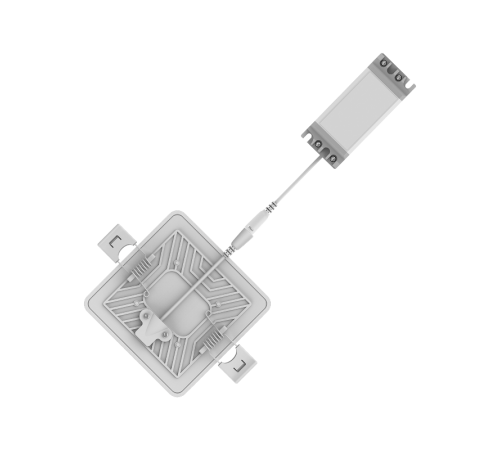 Встраиваемый светильник Frameless квадрат 9W 4000K 1/60  968511209  Gauss