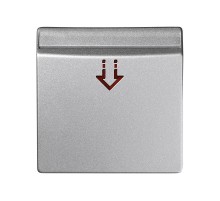 Simon 82 Накладка на выключатель под карточку, S82 Detail алюминий  82078-93  Simon