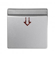 Simon 82 Накладка на выключатель под карточку, S82 Detail алюминий  82078-93  Simon