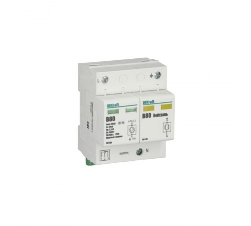 Ограничитель перенапряжений 2P 80кА B 420В ОП-101  18020DEK  DEKraft