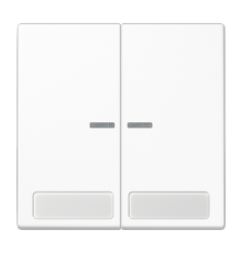 Клавиши для сдвоенной кнопки BCU;  поле для надписи, и индикатор LS995NAKO5WW Jung