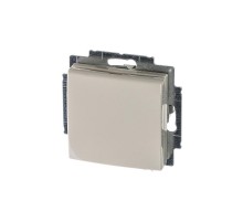 ABB Basic 55 Сл. кость Розетка с/з с крышкой  2018-0-0351   2CKA002018A0351  ABB