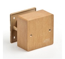 Коробка универсальная для кабель-каналов, 85х85х42мм(бук на светлой основе)  65015-38М  Рувинил