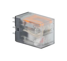Одиночное реле, 4 перекидных контакта, 230 В AC, до 5 А  IR-230AC-4CO  DKC