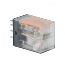 Одиночное реле, 4 перекидных контакта, 230 В AC, до 5 А  IR-230AC-4CO  DKC