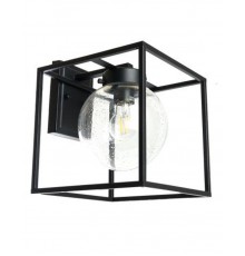 Светильник садово-парковый с клеммой в комплекте, 60W 230V E27 черный, PL711  48385  FERON