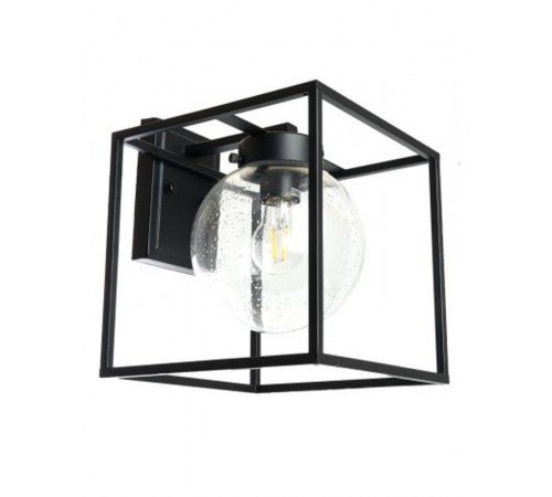 Светильник садово-парковый с клеммой в комплекте, 60W 230V E27 черный, PL711  48385  FERON