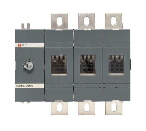 Рубильник 1250A 3P без рукоятки управления TwinBlock  tb-s-1250-3p  EKF