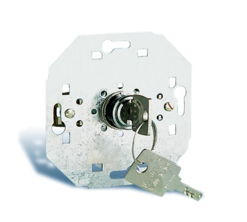 Simon 75 Механизм Выключатель системы управления на 4 положения (поворотный) с ключом (не вынимается в позиции 3 и 4),  75522-39  Simon