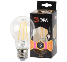 Лампа светодиодная F-LED A60-13W-827-E27 (филамент, груша, 13Вт, тепл., Е27)  Б0035027  ЭРА