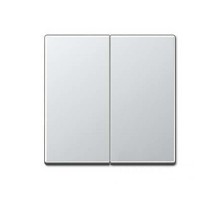 Клавиша для двойного выключателя; алюминий  EP495AL  Jung