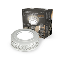 Светильник точечный встраиваемый Backlight BL144 Кругл.Gu5.3, 3W, LED 3000K 1/40 белый матовый  BL144  Gauss