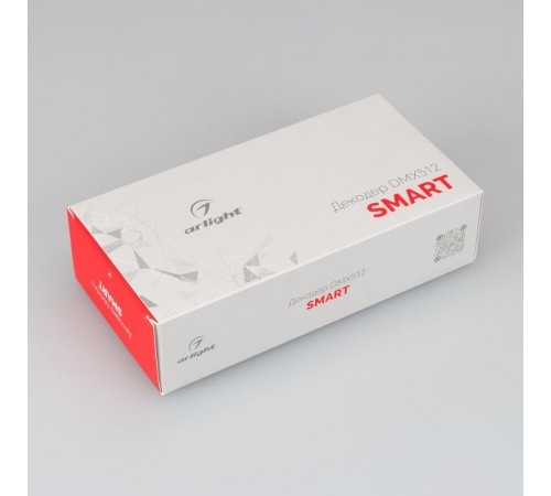 Декодер SMART-K55-DMX (12-24V, 5x6A, XLR3) (Arlight, Металл)  028449  Arlight