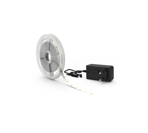 Лента светодиодная Basic в комплекте LED 2835/60 12V 6W/m 600lm/m 3000K 8mm IP65 5m 1/50  BT013  Gauss