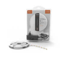 Лента светодиодная Basic в комплекте LED 2835/60 12V 6W/m 600lm/m 3000K 8mm IP65 5m 1/50  BT013  Gauss