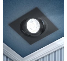 Светильник светодиодный встраиваемый KL LED 21A-5 4K BK квадратный поворотн. SMD 5W 4000K  Б0039688  ЭРА