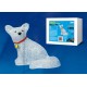 Фигура светодиодная  "Лисенок"  ULD-M3225-032/STA WHITE IP20 FOX    32 диода, 32,5*22*25 см, белый, IP20.  09559  Uniel