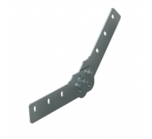 Соединитель шарнирный вертикальный H 80 мм, цинк-ламельный  UVH080HDZL  DKC