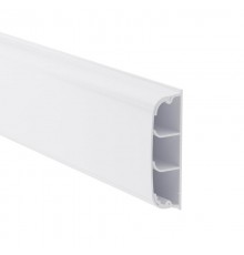 Кабель-канал плинтусного типа 70х22 мм. 3-секционный. с крышкой  07200  DKC