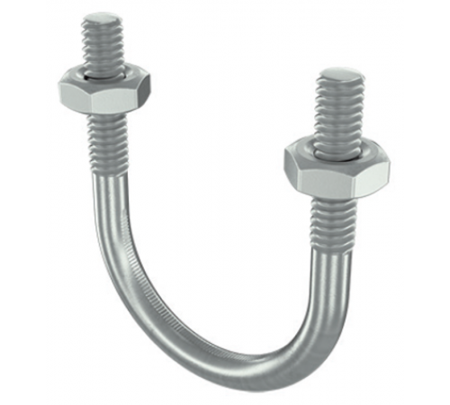 Скоба монтажная U-образная с резьбой М8 с гайками для труб d 1"  BHU11100  DKC