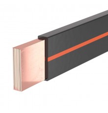 Гибкая шина в ПВХ изоляции, 10x40x1мм, ном. ток 1000А, длина 2 метра  R5BFC10401  DKC