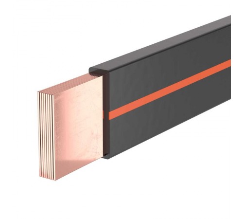 Гибкая шина в ПВХ изоляции, 10x50x1мм, ном. ток 1250А, длина 2 метра  R5BFC10501  DKC