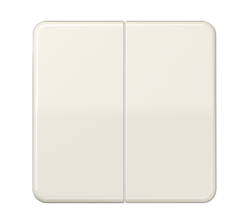 Клавиши ударопрочные для сдвоенного выключателя и кнопки; слоновая кость  CD595BF  Jung