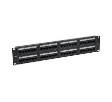 Патч-панель 19",2U,CAT5E, 48 портов RJ45, неэкранированная  RN5PPU242  DKC