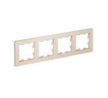 AtlasDesign Бежевый Рамка 4-ая, универсальная  ATN000204  SE