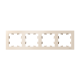 AtlasDesign Бежевый Рамка 4-ая, универсальная  ATN000204  SE