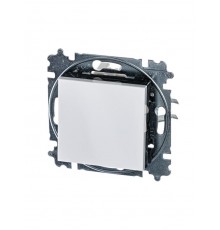 ABB Levit Белый / дымчатый чёрный Переключатель 1-кл.  3559H-A06445 62W  2CHH590645A6062  ABB