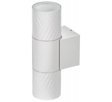 Светильник уличный 5108 настенный 2хGU10 IP65 белый  LT-UBU0-5108-GU10-2-K01  IEK