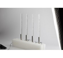 Cветильник садовый декоративный Пузырьки на солнечной батарее, ERASF024-21 3 шт 38 см  Б0044230  ЭРА